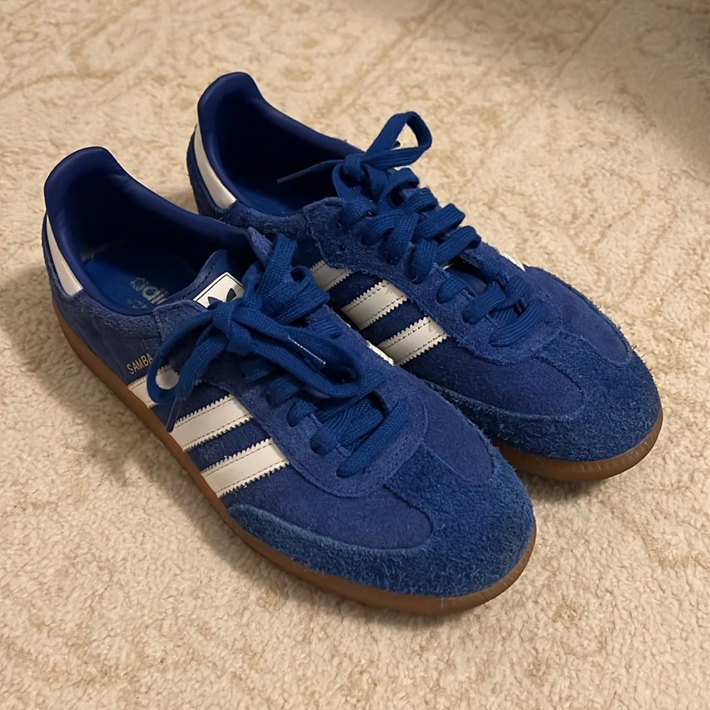 adidas Originals Samba OG Team Royal Blue/Core White/Gum HP7901 Mens 8 Womens 9